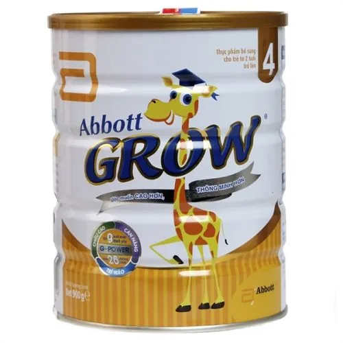 Sữa bột Abbott Grow 4 900g (trên 2 tuổi)