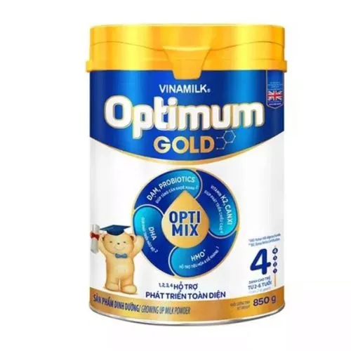 Sữa bột Optimum Gold 4 850g (2-6 tuổi)