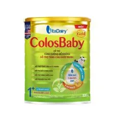 Sữa bột ColosBaby Gold 1+ mẫu mới vị thanh nhạt 800g (1-2 tuổi)