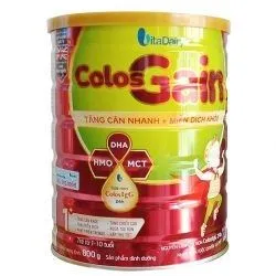 Sữa bột Colos Gain 1+ 800g (1-10 tuổi)