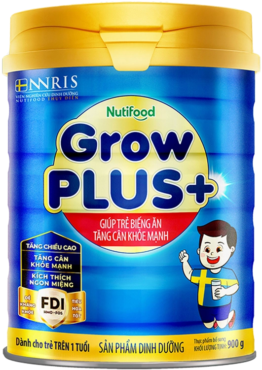 Sữa bột GrowPLUS+ xanh 900g (trên1 tuổi)